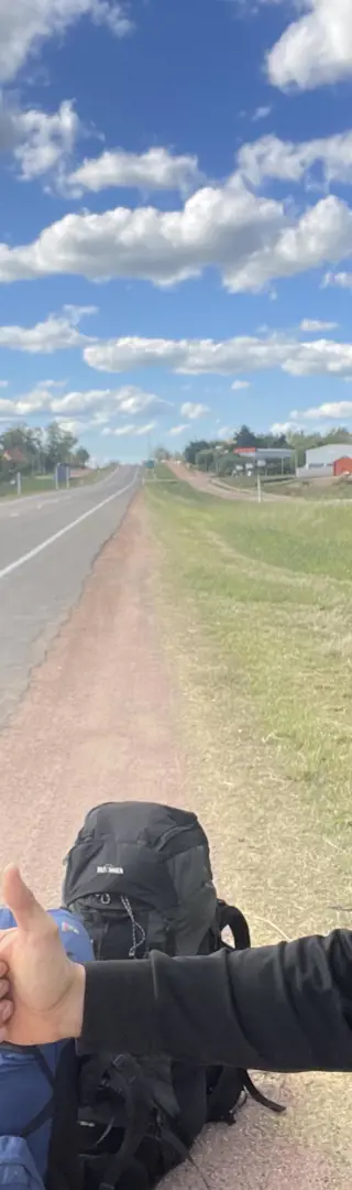 Daumen raus – die Fahrt geht weiter